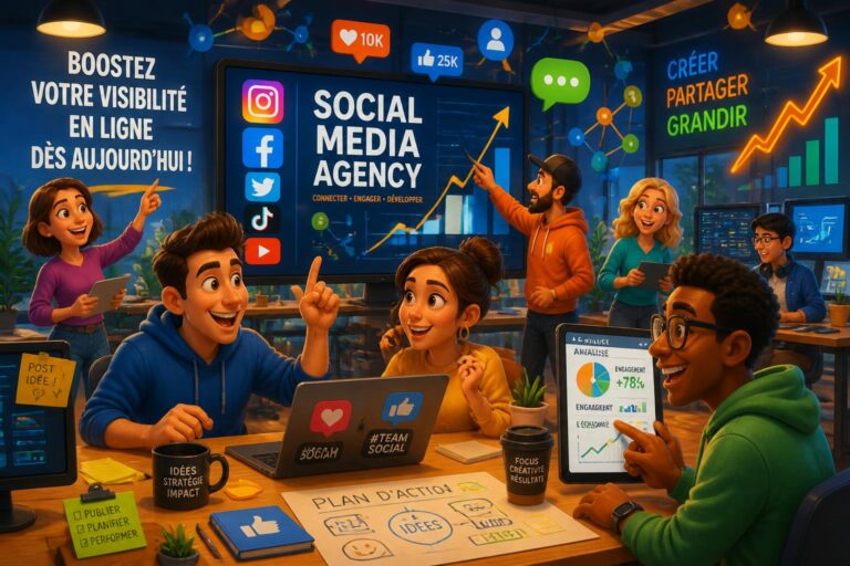 Agence media sociaux : boostez votre visibilité en ligne dès aujourd’hui
