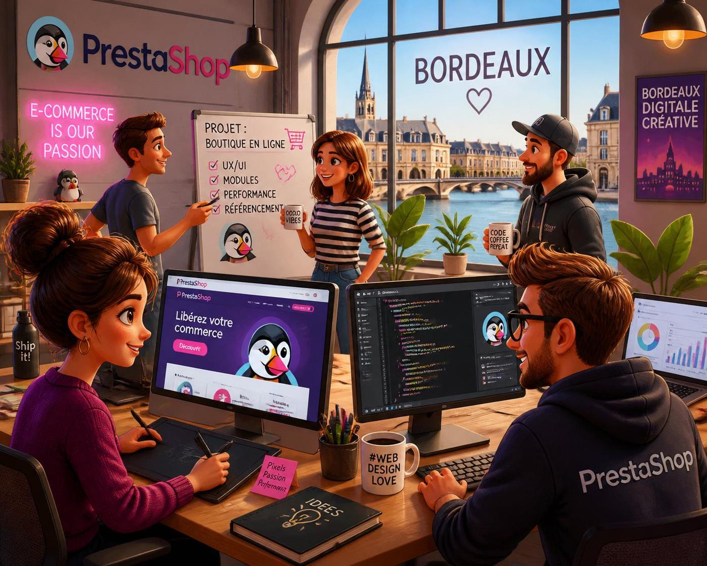 Agence prestashop bordeaux : boostez votre boutique en ligne avec les experts locaux 1 agence prestashop à bordeaux : augmentez vos ventes en ligne grâce à notre équipe d'experts locaux spécialisés dans la création et l'optimisation de boutiques prestashop.