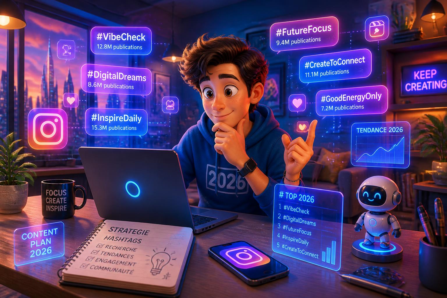 découvrez comment choisir les hashtags instagram efficaces en 2026 pour augmenter votre visibilité et engager votre audience avec les dernières tendances.