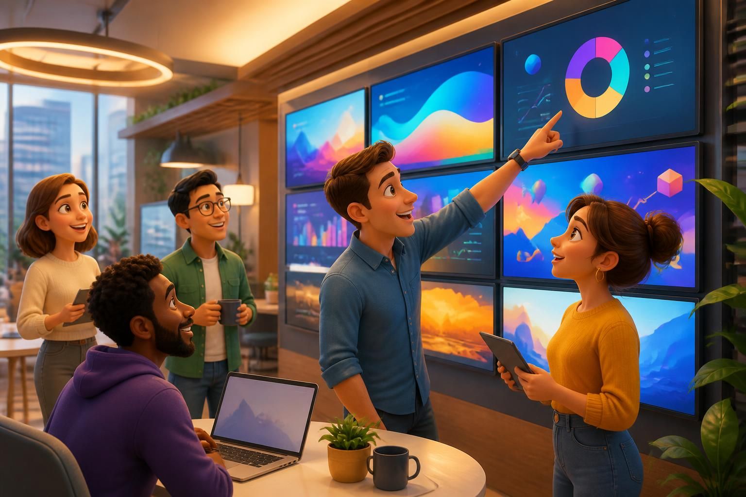 découvrez comment notre logiciel d'affichage dynamique peut transformer la communication visuelle de votre entreprise en captant l'attention et en renforçant votre message efficacement.