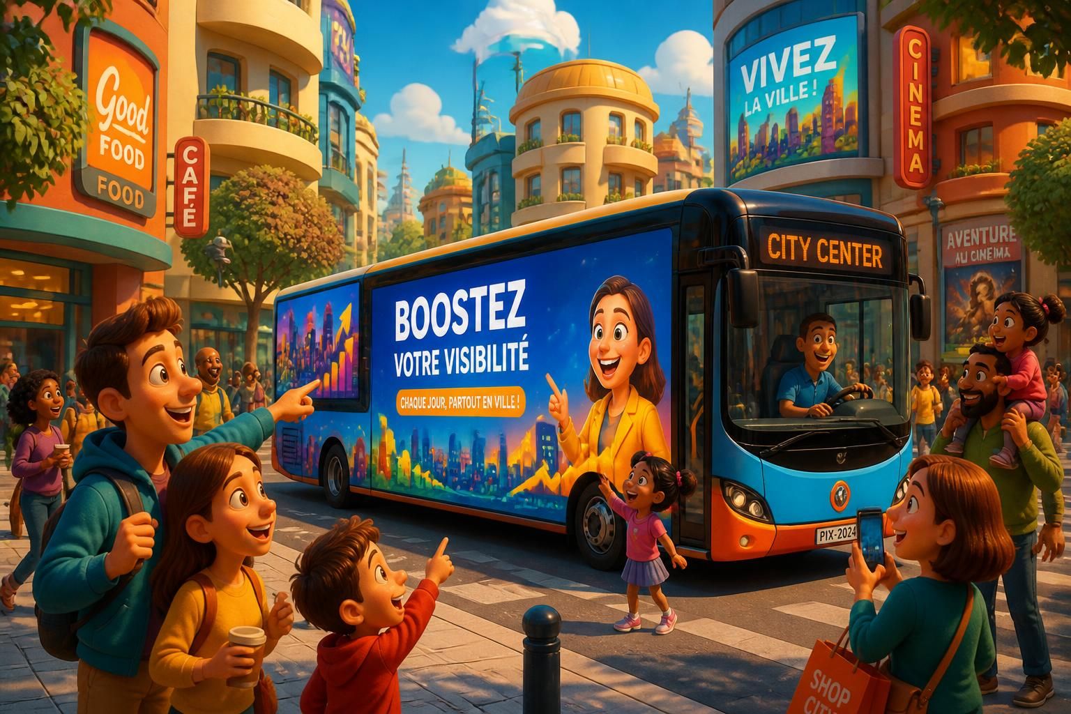 découvrez comment l'affichage publicitaire sur bus peut augmenter la visibilité de votre marque en ville et toucher un large public quotidiennement.