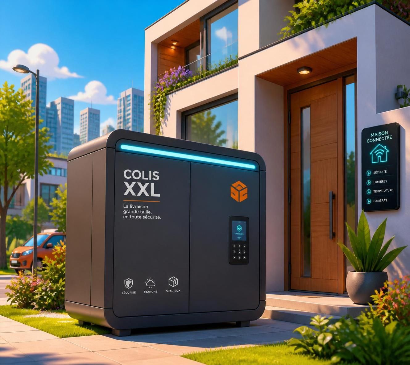 découvrez notre boîte à colis xxl, alliant sécurité et design élégant pour protéger toutes vos livraisons en toute simplicité.