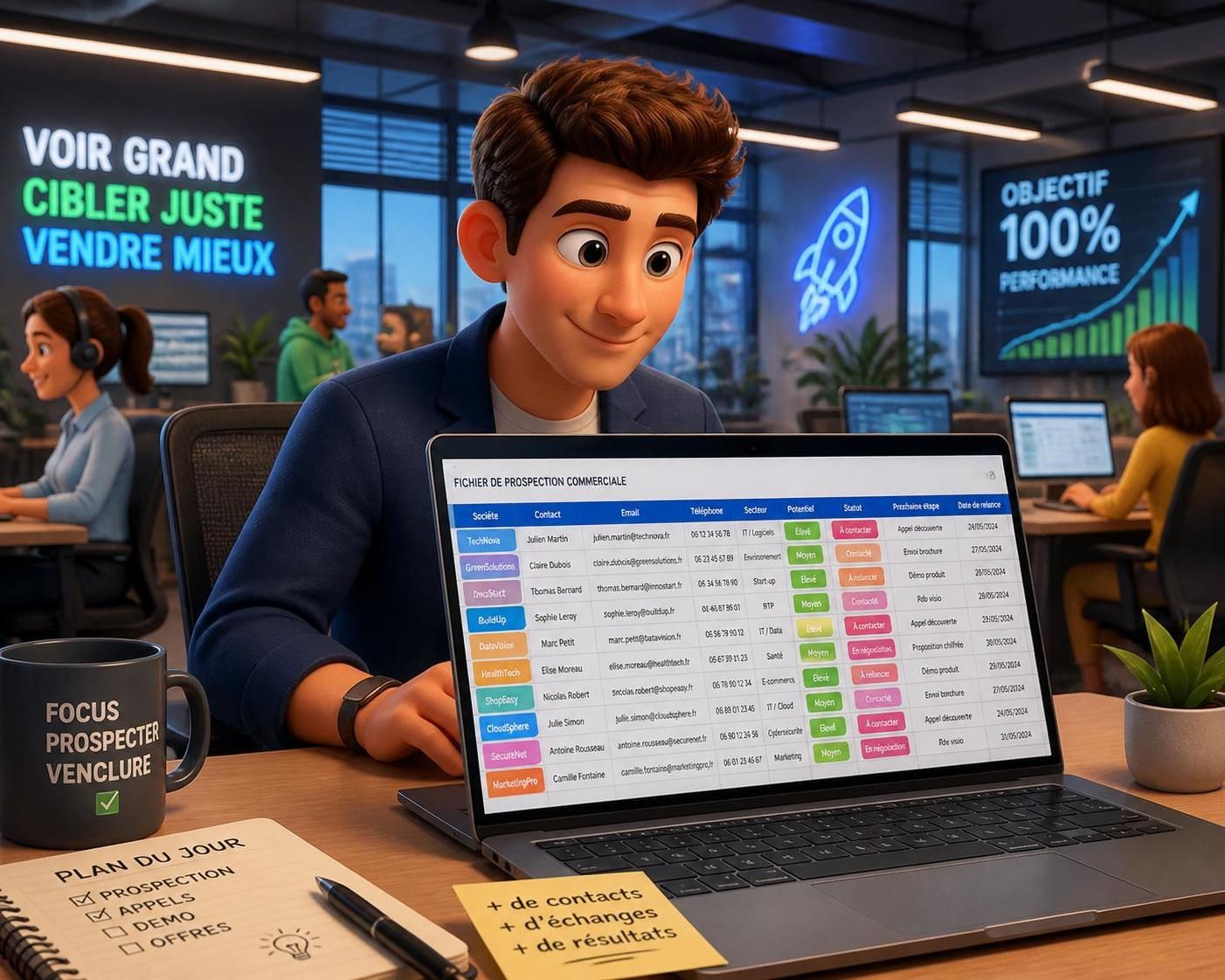 découvrez comment utiliser un fichier de prospection excel pour maximiser facilement vos ventes grâce à une organisation optimale et des astuces pratiques.