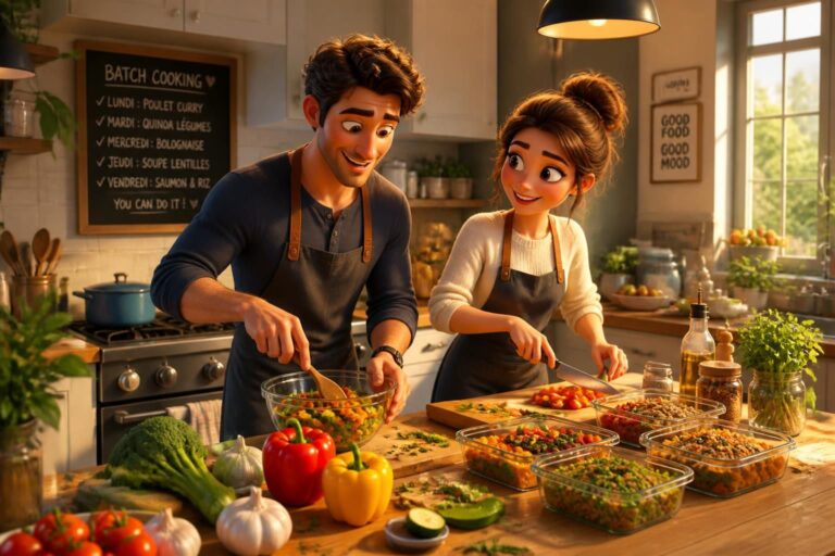 Batch cooking : préparer ses repas de la semaine en 2h le dimanche
