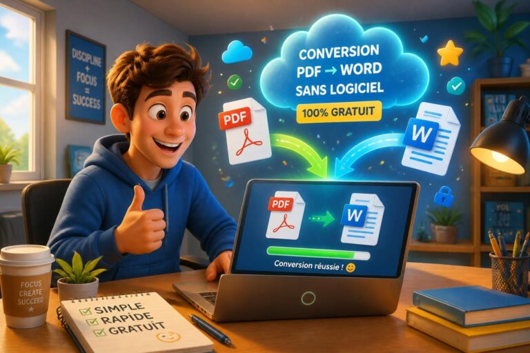 Convertir un PDF en Word gratuitement et sans logiciel