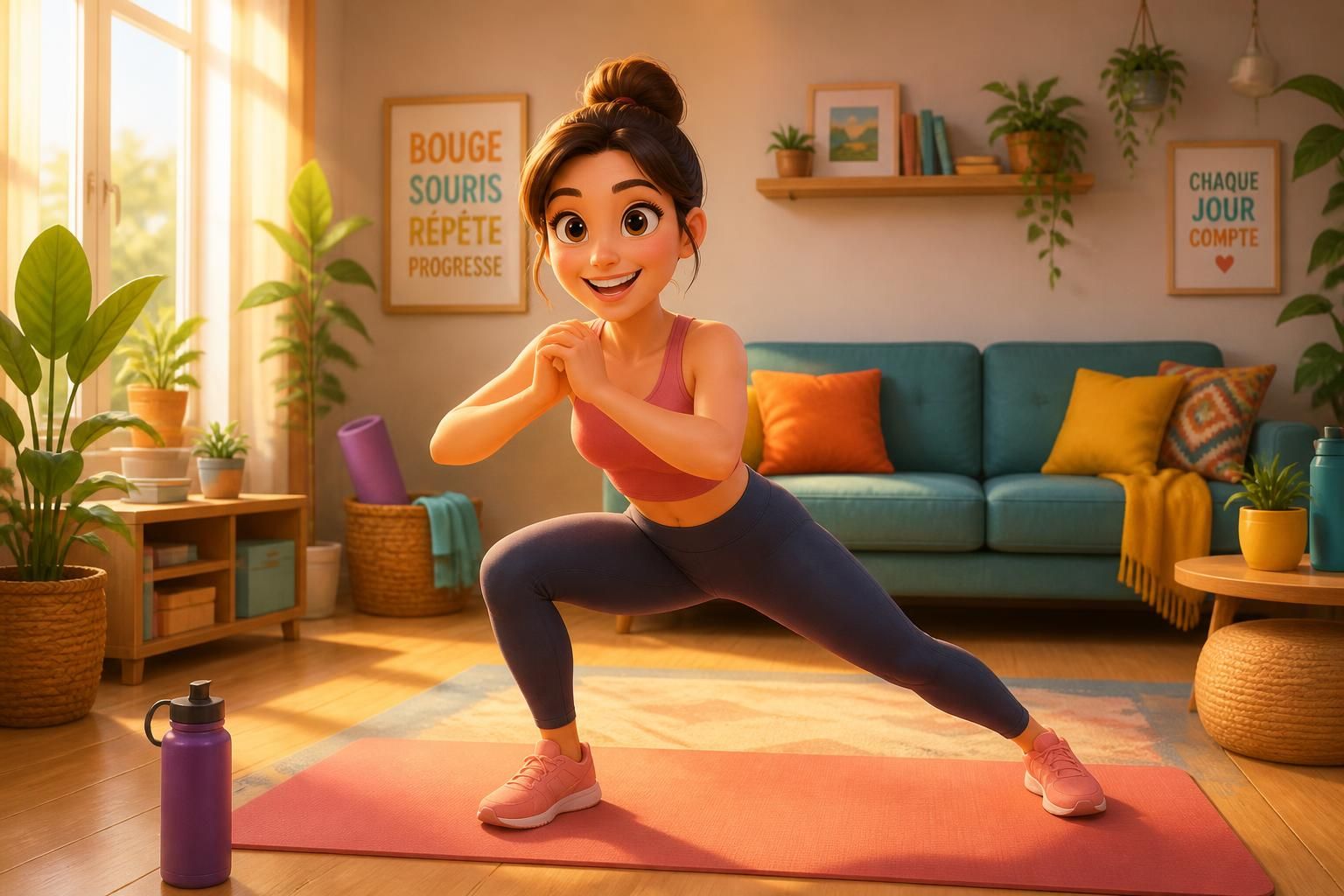 découvrez un programme sport à la maison sans matériel spécialement conçu pour les débutants, facile à suivre pour rester en forme partout et à tout moment.