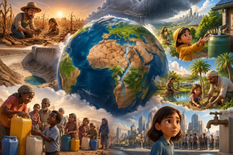 découvrez les causes et les conséquences de la pénurie d’eau dans le monde, ainsi que les défis à venir pour préserver cette ressource essentielle.